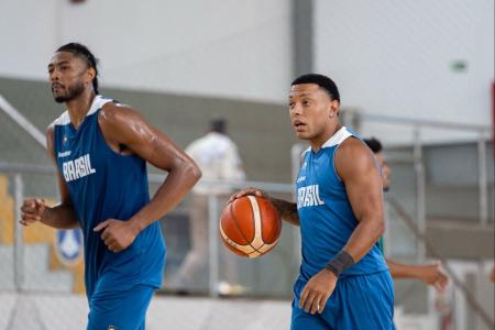 Yago Mateus e Bruno Caboclo, principais destaques do Brasil