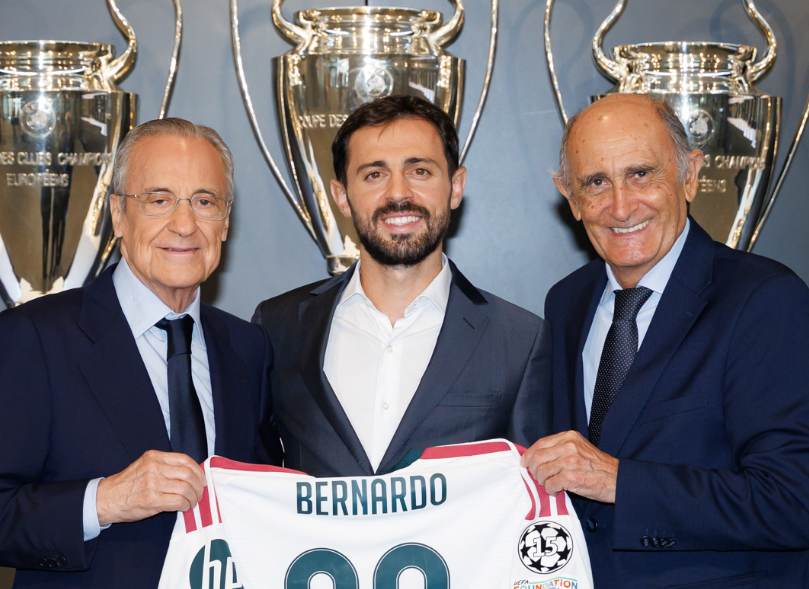 Bernardo Silva é apresentado e exalta grandeza do Real: 'Não é para qualquer um'