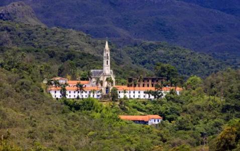 Santuário da Serra do Caraça, em Catas Altas • Prefeitura de Catas Altas/Sérgio Mourão