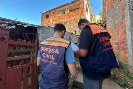 Casas na rua Maranhão foram demolidas após laudos da Defesa Civil • PJF/Divulgação