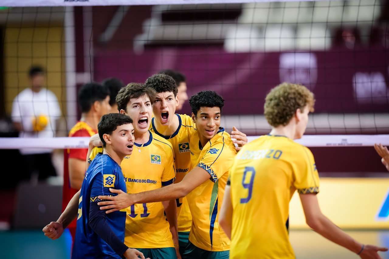 Vôlei: Brasil supera Venezuela e enfrentará França na semi do Mundial Sub-17