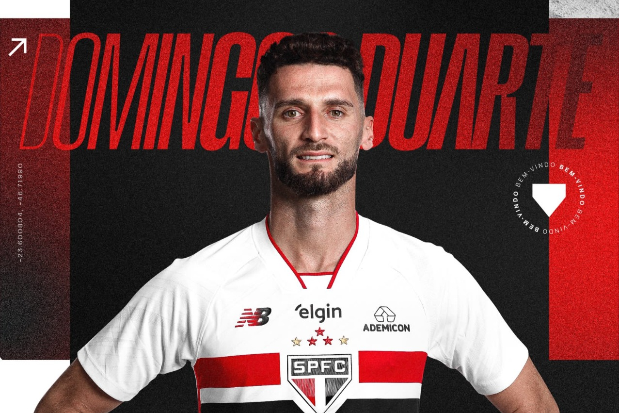São Paulo anuncia contratação do zagueiro Domingos Duarte, ex-Getafe