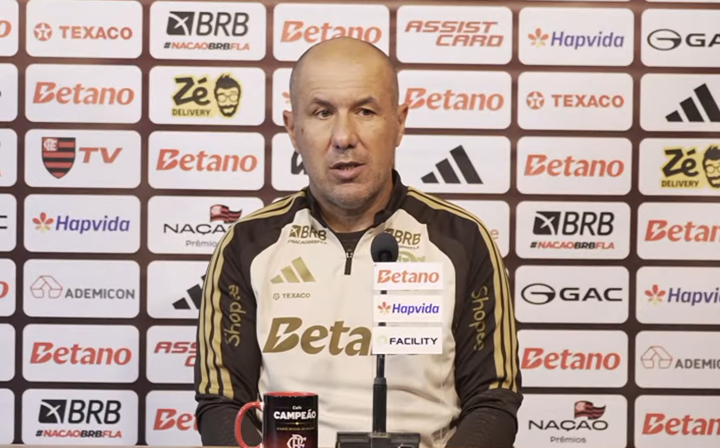 Leonardo Jardim aponta erro do Flamengo e parabeniza Cruzeiro por vitória