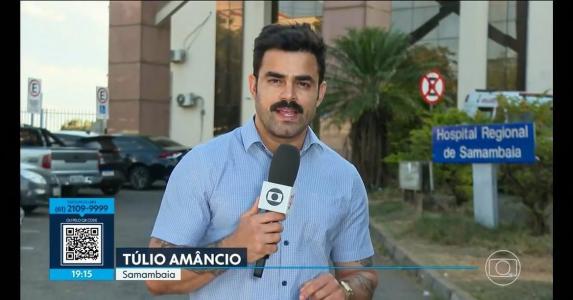Túlio Amâncio na Globo • Reprodução/Globo