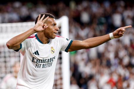 Mbappé celebra hat-trick em Real Madrid 4 x 1 Real Sociedad