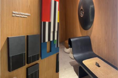 Ambiente "Pausa e permanência" • Lorena Vieira / Itatiaia
