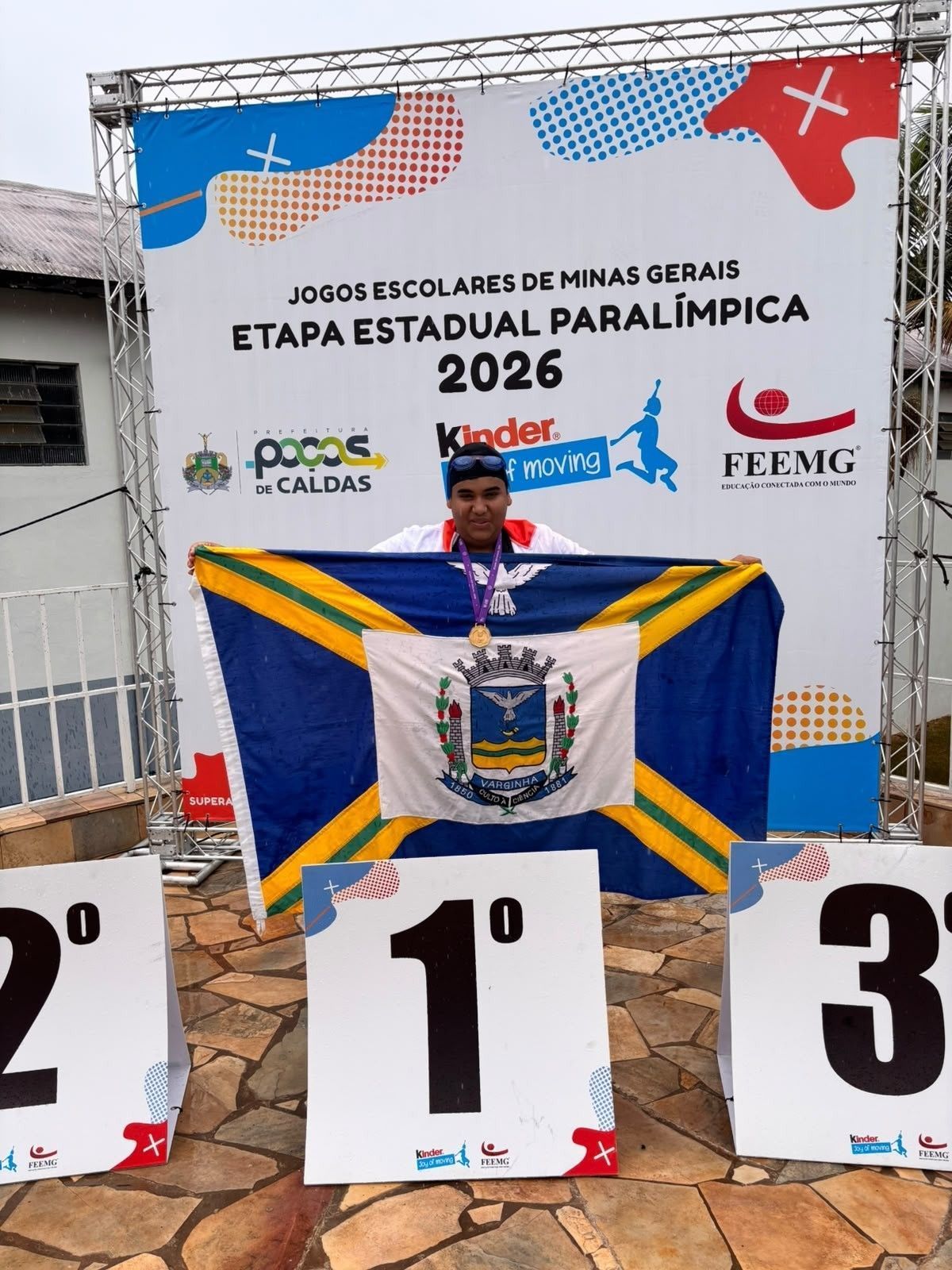 Varginha conquista medalhas na etapa Estadual dos Jogos Escolares Paralímpicos.