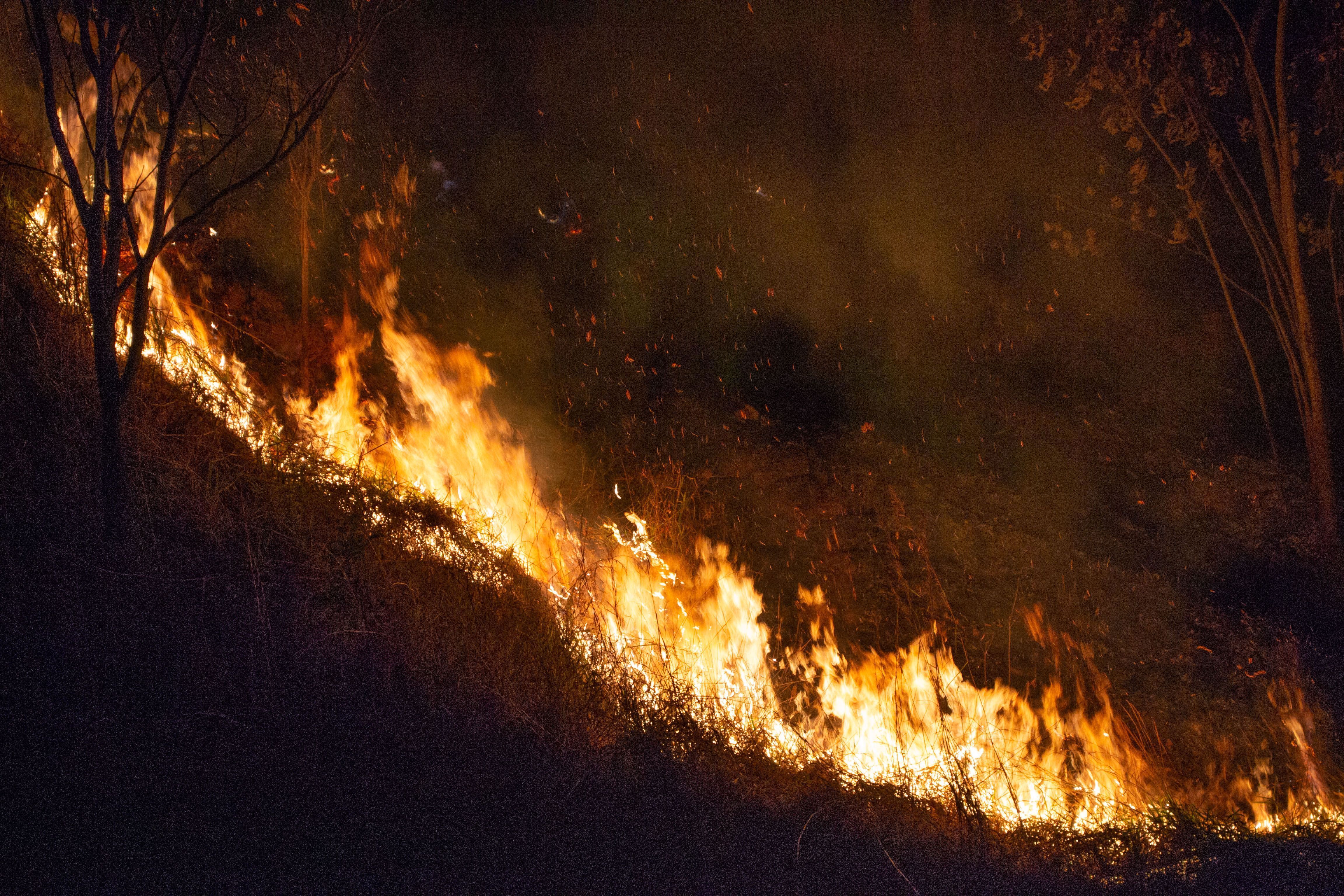 Incêndio florestal mobiliza bombeiros por mais de 9 horas em Montes Claros