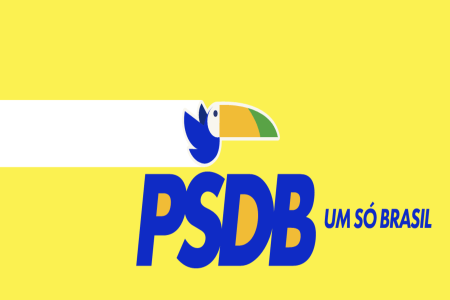 logo psdb com o fundo amarelo
