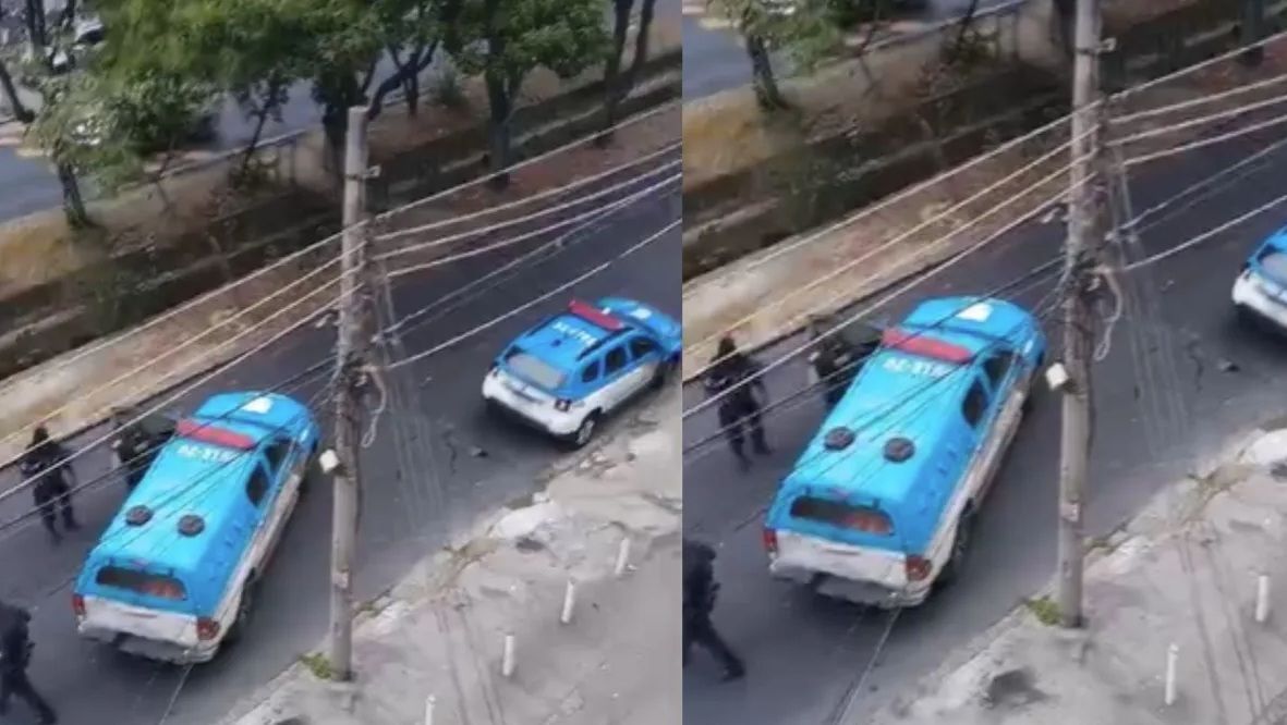 Mulher é baleada em ônibus durante tiroteio no Rio de Janeiro
