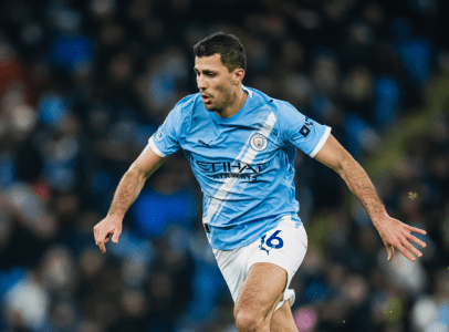 Rodri em ação pelo Manchester City em 2026