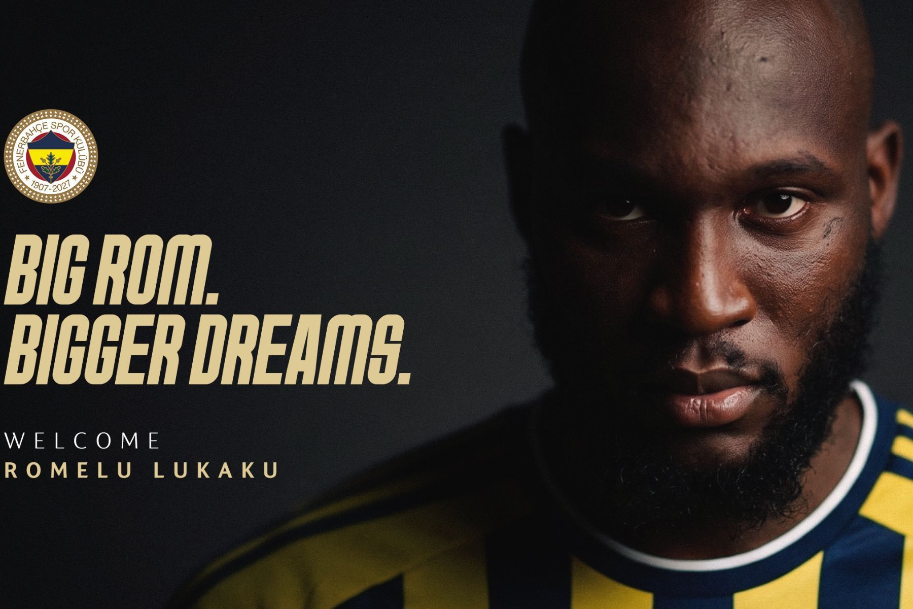 Fenerbahçe anuncia contratação do atacante belga Romelu Lukaku