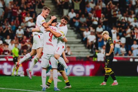 RB Salzburg comemroa classificação para fase de liga da Europa League