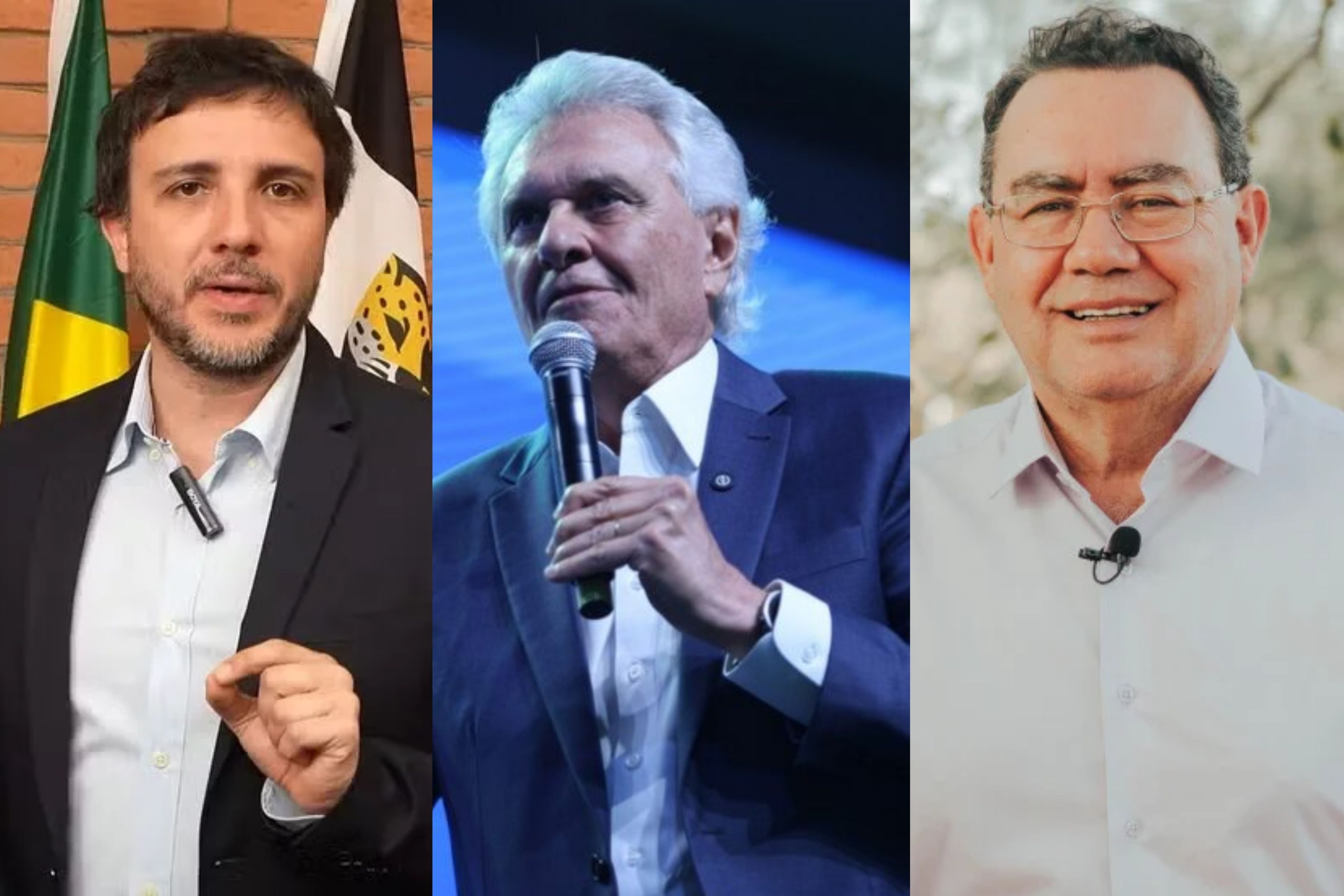 Caiado, Renan e Cury disparam contra Lula, Flávio e Zema por ausência em debate