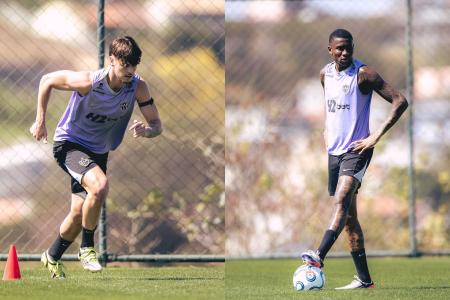 Vitão e Patrick, jovens do Atlético