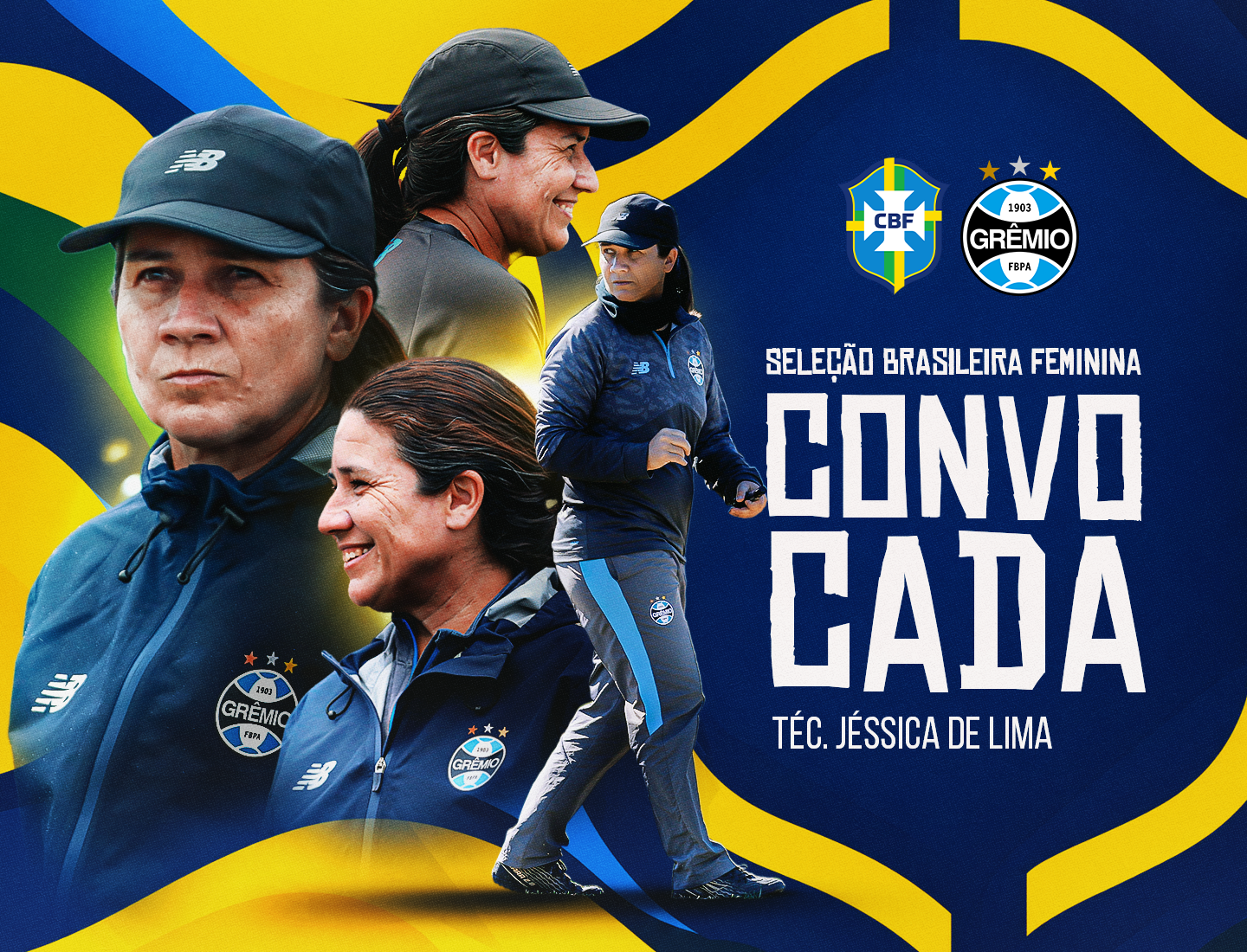 Técnica do Grêmio é convocada para a comissão da Seleção Brasileira contra Argentina