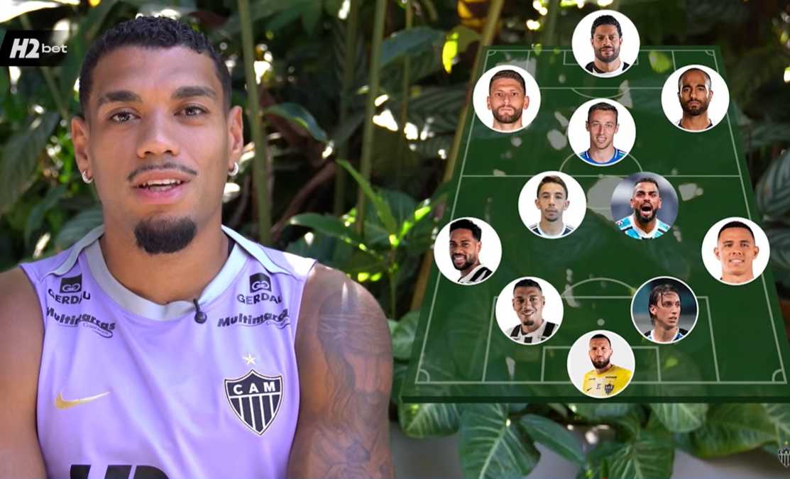 Zagueiro do Atlético monta 'seleção' com melhores companheiros da carreira; veja