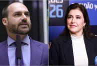 TRE-SP manda remover vídeo de Eduardo Bolsonaro contra Simone Tebet