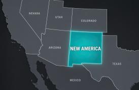 Imagem compartilhada por Donald Trump, indicando que o Novo México deveria se chamar "Nova América"