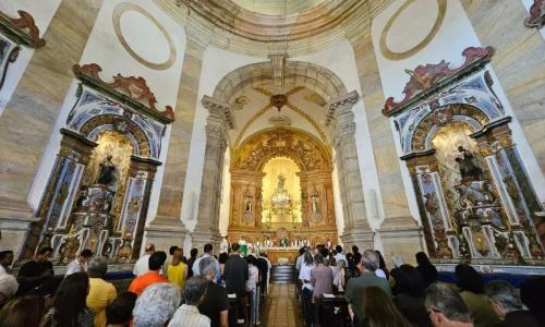 Missa em ação de graças pelo lançamento da “Carta do Pilar” foi celebrada neste domingo (27), na Igreja Nossa Senhora do Rosário dos Homens Pretos, em Ouro Preto