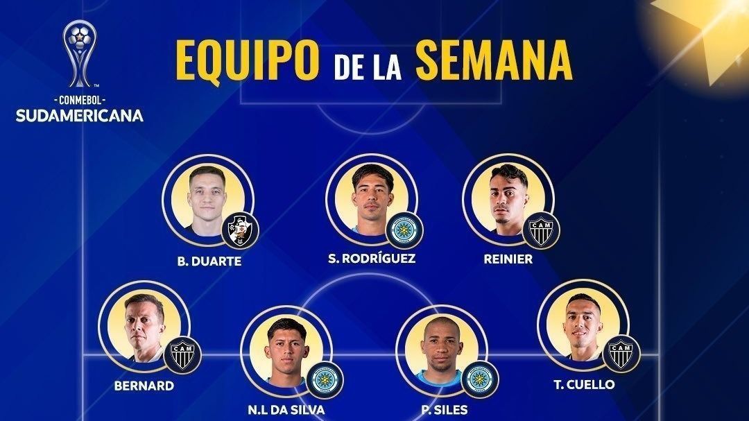 Atlético tem quatro jogadores na seleção da semana na Sul-Americana; veja time