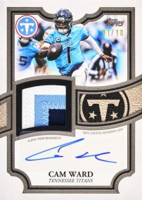 Topps Flagship Football, Topps Autograph Patch Cards