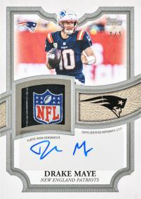 Topps Flagship Football, Topps Autograph Patch Cards