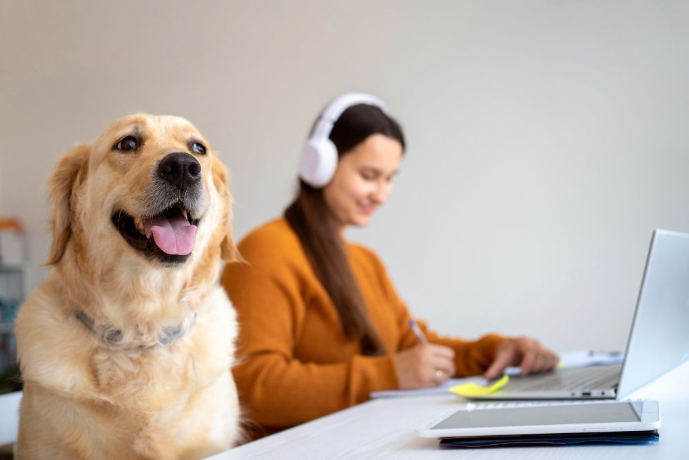Cães de terapia ajudam universitários a criar vínculos e aliviar o estresse