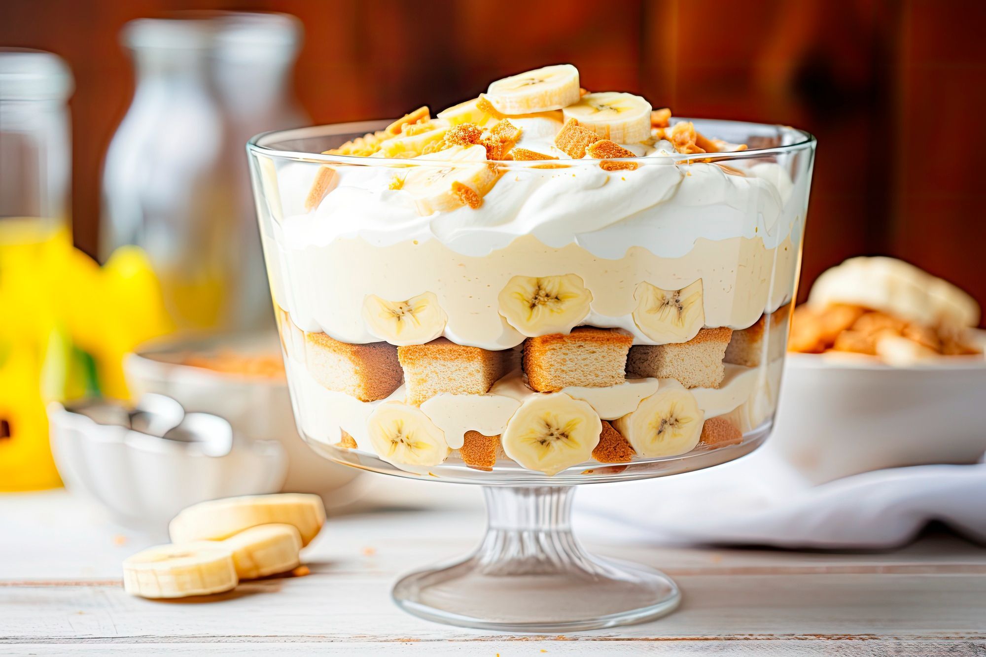 Como fazer sobremesa de biscoito maria, banana e doce de leite sem forno
