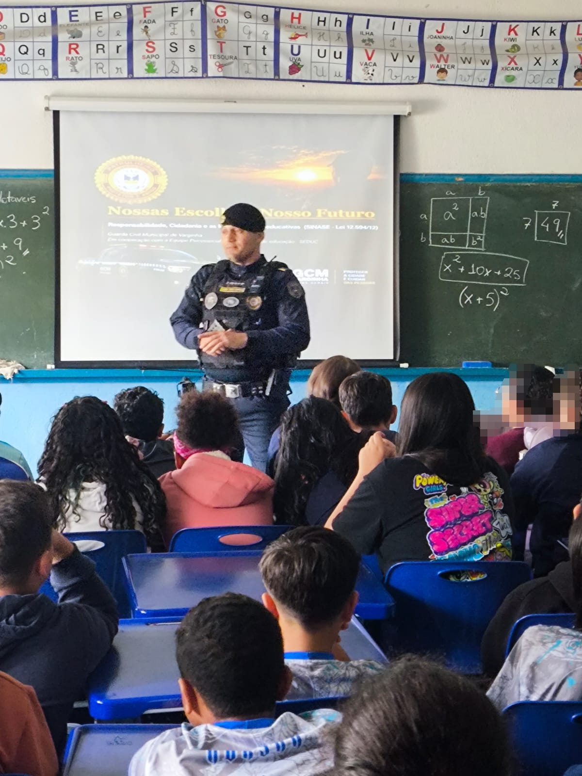 GCM de Varginha começa ciclo de palestras em escolas municipais