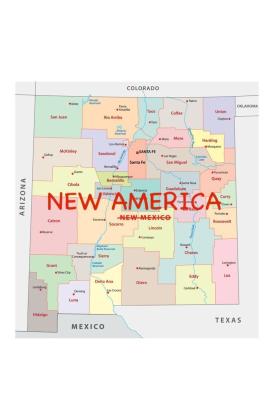 Imagem compartilhada por Donald Trump, indicando que o Novo México deveria se chamar "Nova América"