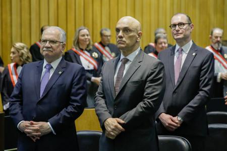 Edson Fachin, Alexandre de Moraes e Cristiano Zanin