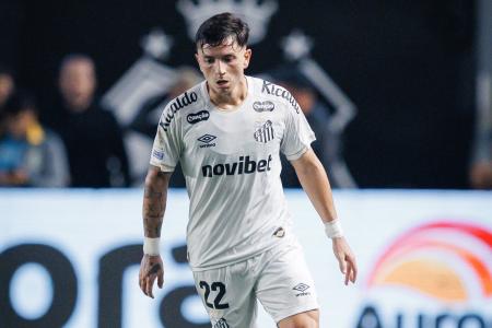 O meia-atacante Barreal, do Santos, sentiu um problema físico durante o clássico contra o Palmeiras, nesta quarta-feira (2), na Vila Belmiro, pela volta das quartas de final da Copa do Brasil. O camisa 22 não aguentou e teve que deixar a partida aos 29 minutos. Barreal apontou para a região da coxa e deixou o gramado com expressão de dor. Ele será melhor avaliado pelo departamento médico santista nesta quinta-feira (3). O meia Benjamin Rollheiser entrou em seu lugar. Na sequência do calendário, o Santos visita o Internacional no domingo (6), no Beira-Rio, às 16h (de Brasília), pela Série A do Campeonato Brasileiro.