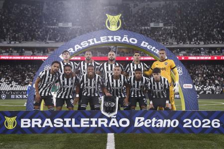 Time botafoguense em Botafogo 0 x 0 Palmeiras pelo Brasileirão 2026