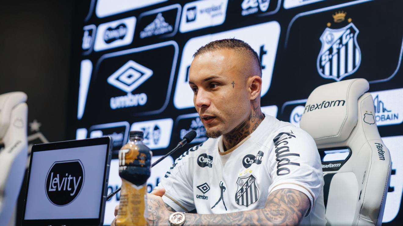 Cebolinha mira protagonismo no Santos e fala em ganhar Sul-Americana: 'Título que falta'