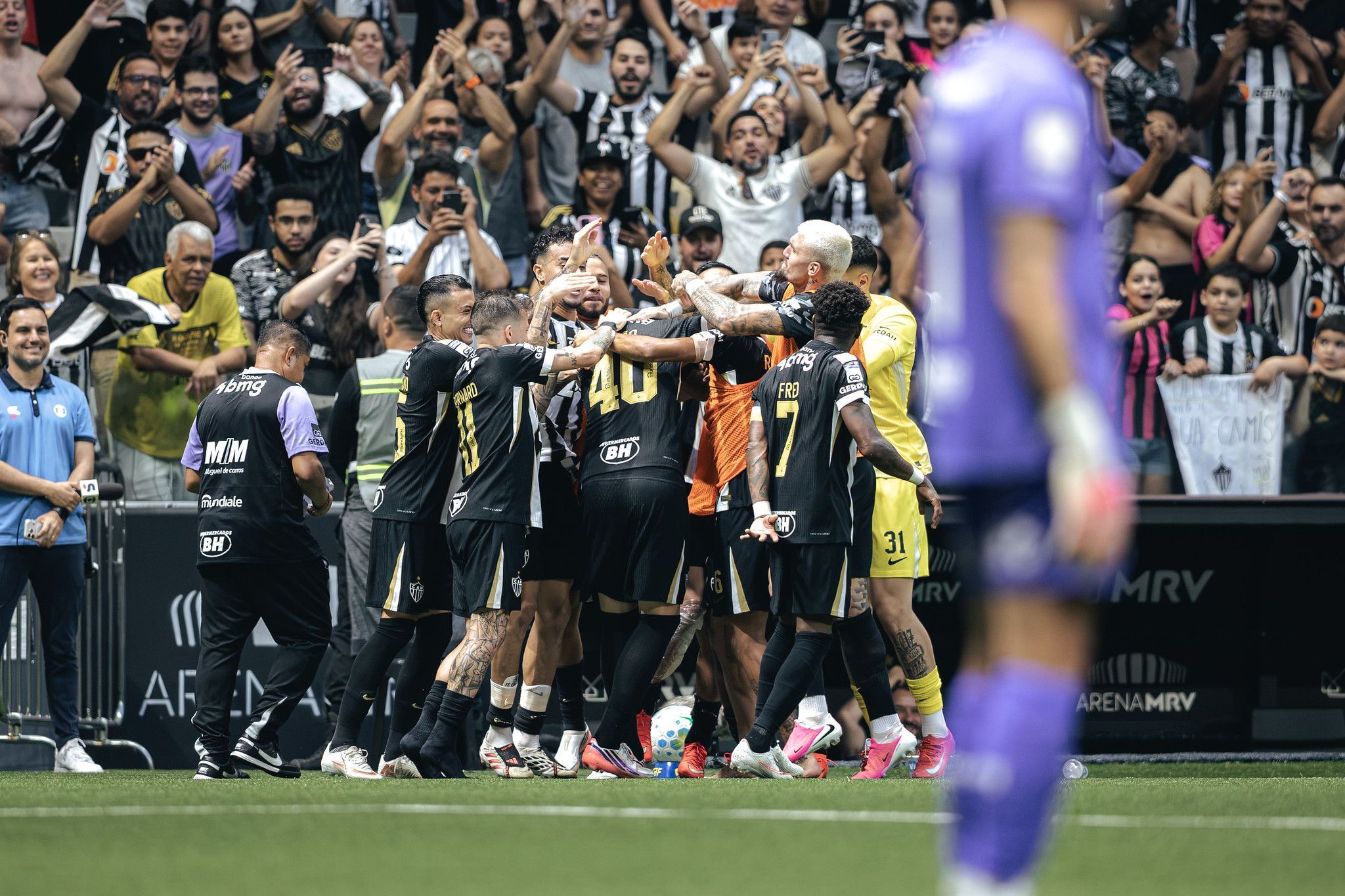 Torcida do Atlético manda recado para o Santos antes de decisão na Sul-Americana