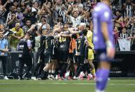 Torcida do Atlético manda recado para o Santos antes de decisão na Sul-Americana