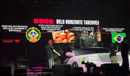 Show do 5 Seconds of Summes em Belo Horizonte, no Arena Hall, em 20 de setembro de 2026