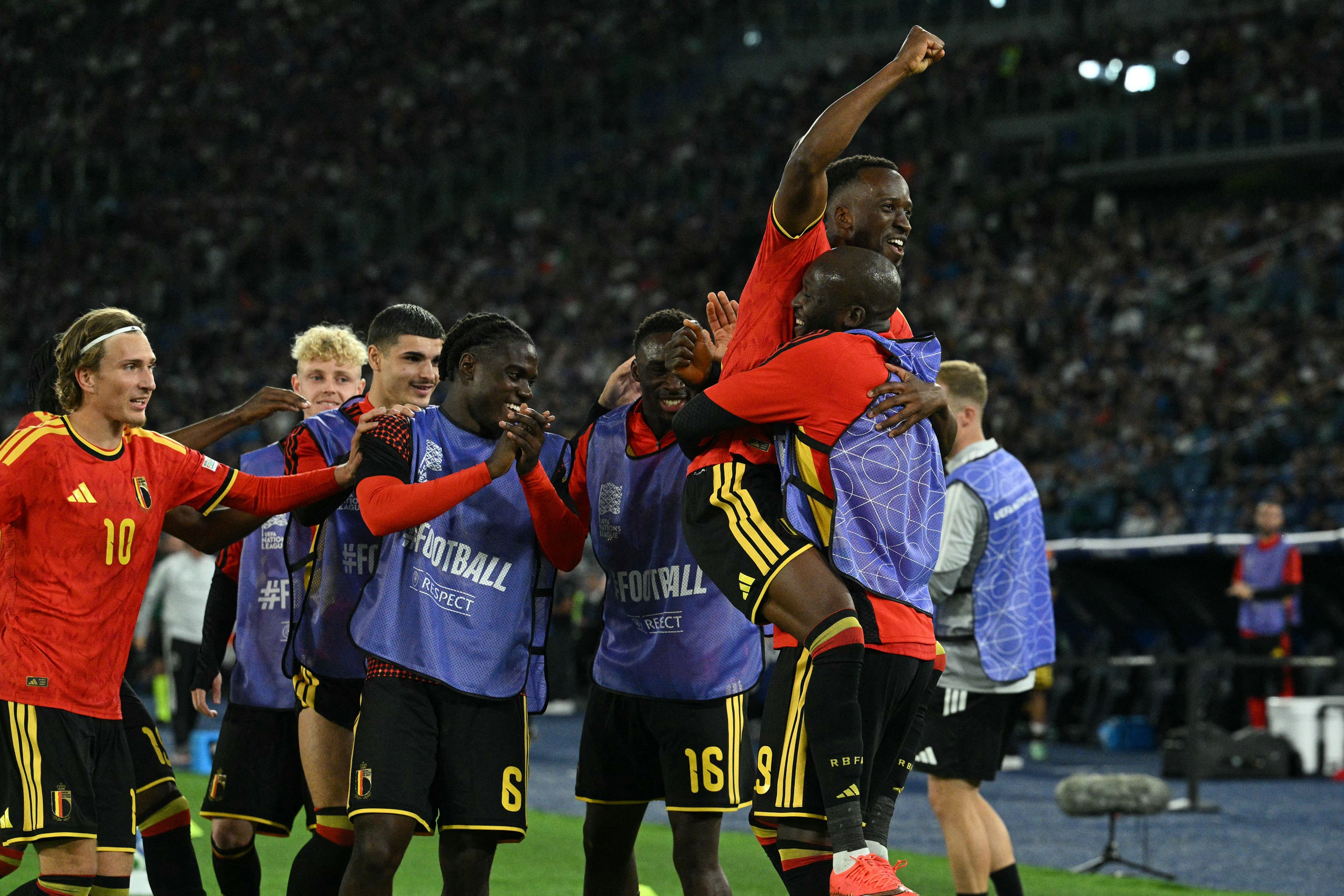 Bélgica domina Itália fora de casa e estreia com vitória na Liga das Nações
