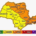 Defesa Civil de SP alerta para chuva forte e rajadas de vento de até 65 km/h