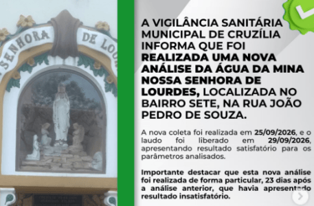 Ponto de coleta de água na Mina Nossa Senhora de Lourdes, no Bairro Sete.