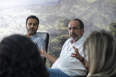 Alexandre Kalil (PDT), candidato ao Governo de Minas Gerais, durante agenda de campanha em Ouro Branco