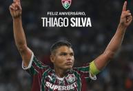 Fluminense parabeniza Thiago Silva por aniversário: 'Um privilégio'
