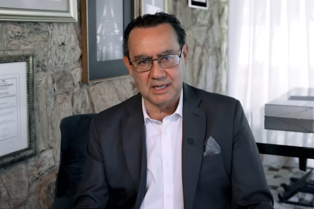 Augusto Cury (Avante) durante vídeo publicado no seu canal no YouTube