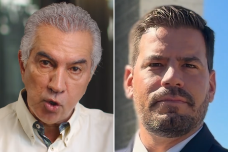 Reinaldo Azambuja (esq.) e Capitão Contar (dir.) são candidatos ao Senado pelo PL no Mato Grosso do Sul