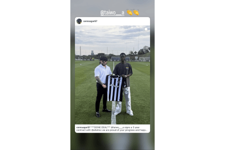 Cissé parabenizou conterrâneo pelo contrato com o Atlético • Reprodução Instagram/Mamady Cissé