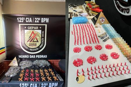 Homem é preso em flagrante suspeito de tráfico de drogas no Morro das Pedras, em BH