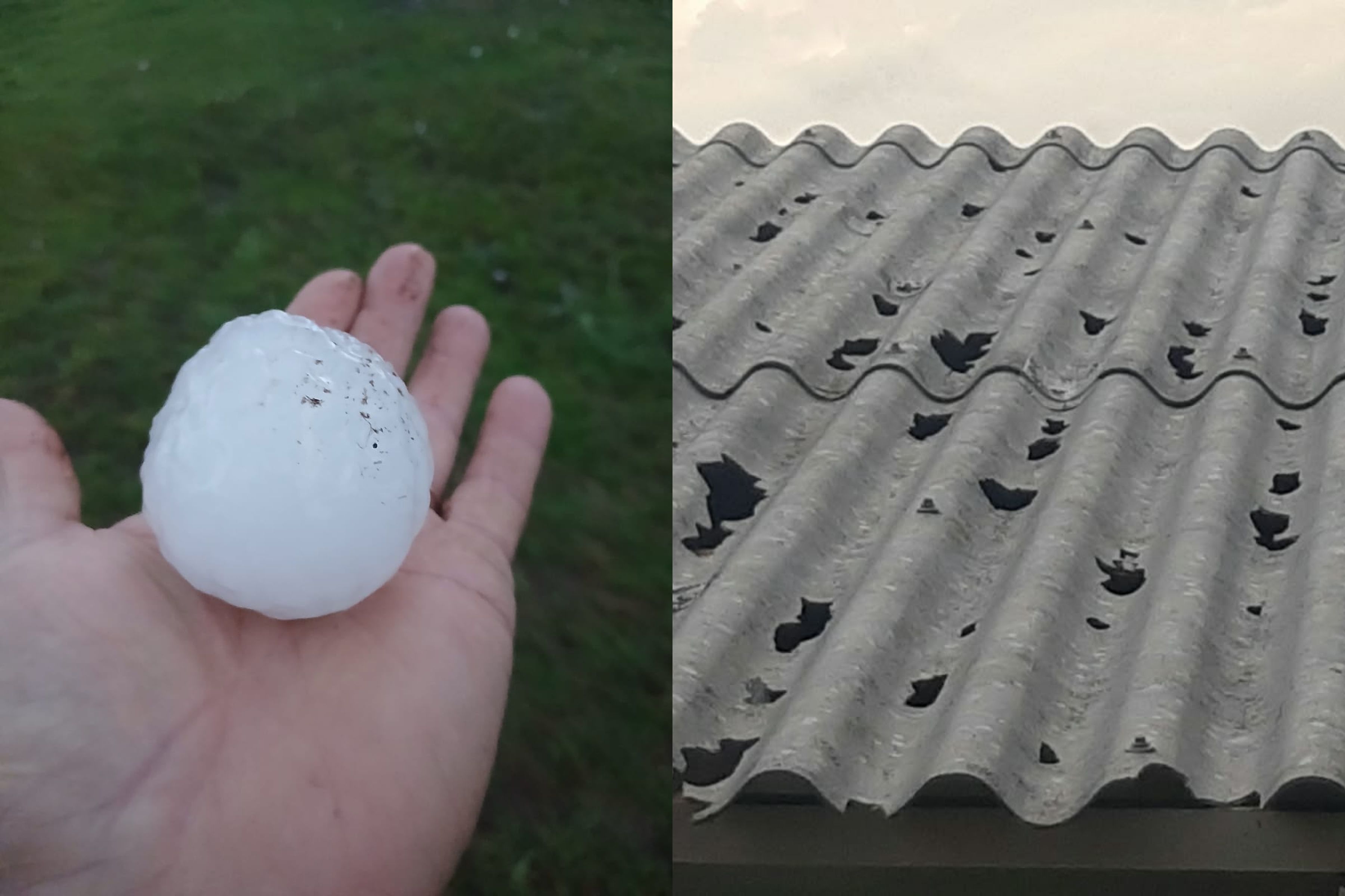 Vídeo: chuva de granizo causa destruição no RS, e Defesa Civil emite alerta