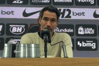 Barba revela que Atlético pode ter reforços para duelo com Santos na Sul-Americana