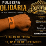 Três Corações inicia troca de pulseiras solidárias para a Expotrês